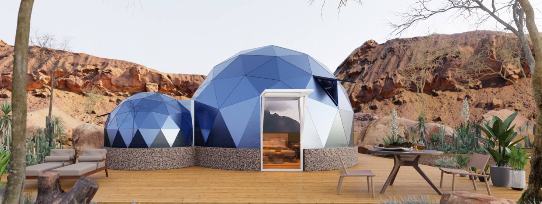 城固县球形智能光伏玻璃星空房